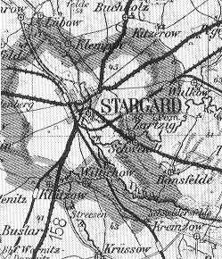 Karte von Kreis Stargard